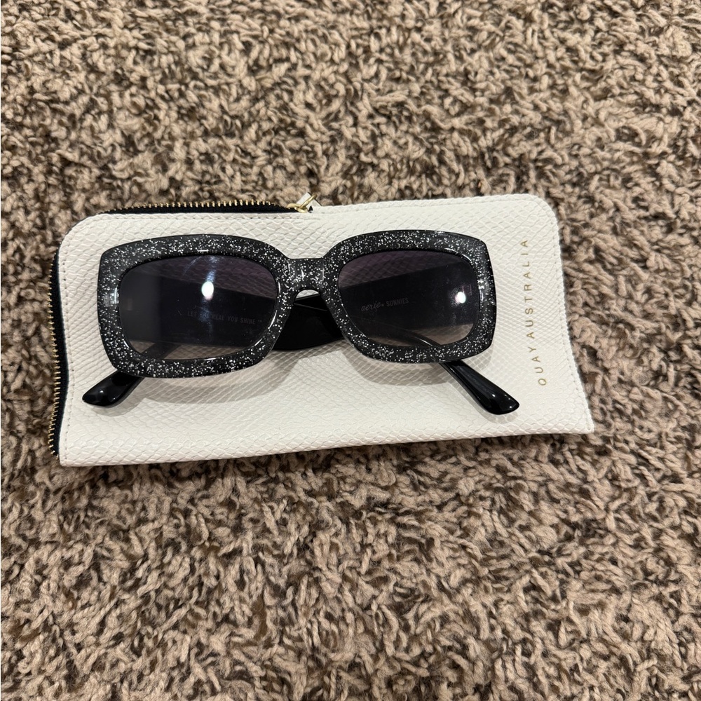 American Eagle Glitter Black Sunglasses